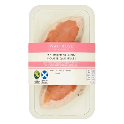 2 Smoked Salmon Mousse Quenelles