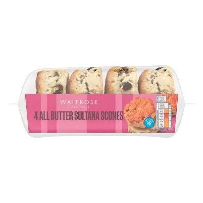 4 All Butter Sultana Scones