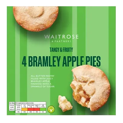 4 Bramley Apple Pies