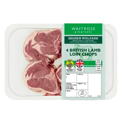 4 British Lamb Loin Chops
