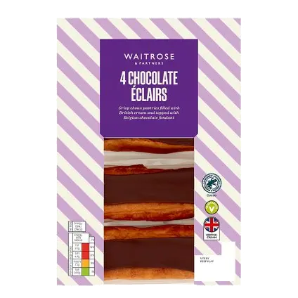 4 Chocolate Eclairs