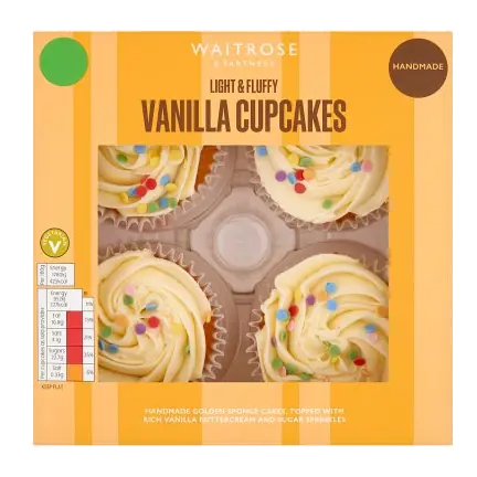 4 Vanilla Cupcakes