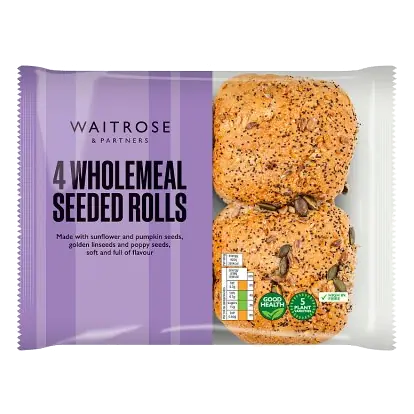 4 Wholemeal Seeded Rolls