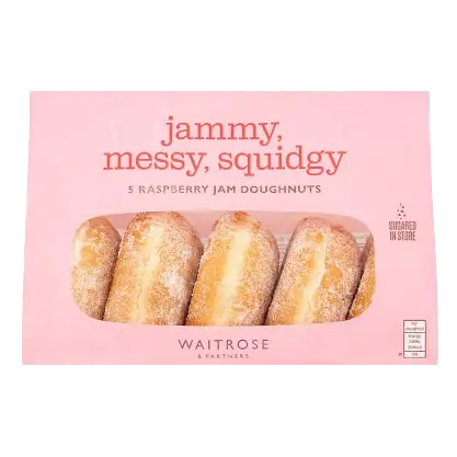 5 Raspberry Jam Doughnuts