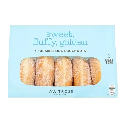 5 Sugared Ring Doughnuts
