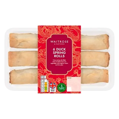 6 Duck Spring Rolls