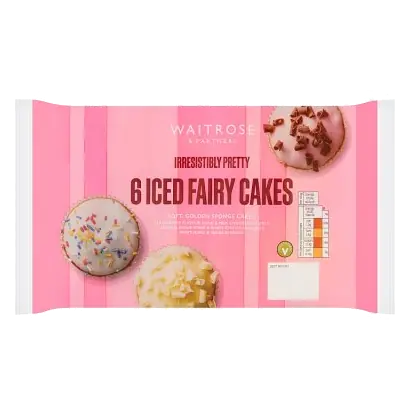 6 Iced Fairy Cakes