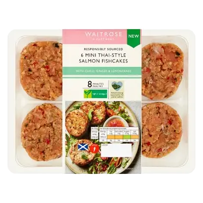 6 Mini Thai-Style Salmon Fishcakes