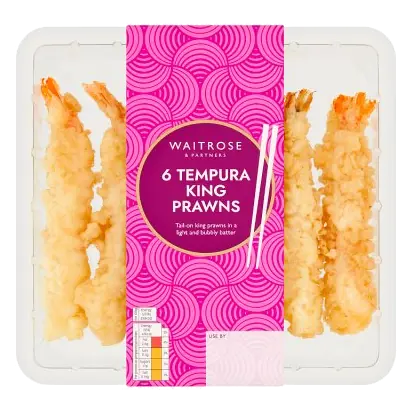 6 Tempura King Prawns