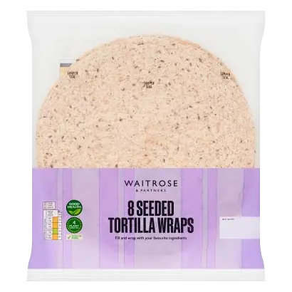 8 Seeded Tortilla Wraps