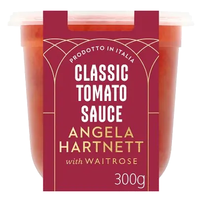 Angela Hartnett with Waitrose Classic Tomato Sauce