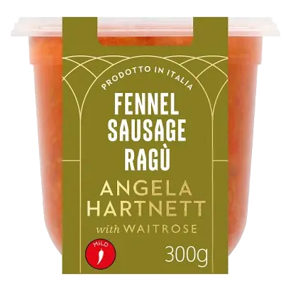 Angela Hartnett with Waitrose Fennel Sausage Ragu