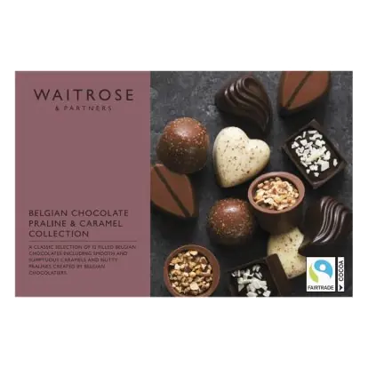Belgian Choc, Praline & Caramel Box