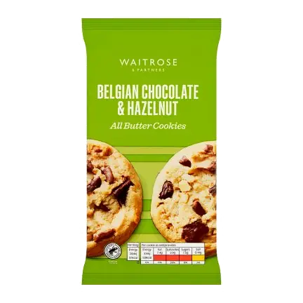 Belgian Chocolate & Hazelnut All Butter Cookies