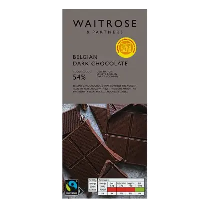 Belgian Dark Chocolate 54%