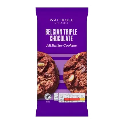 Belgian Triple Chocolate All Butter Cookies