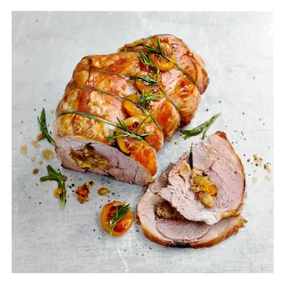 Boneless Leg of British Lamb with Apricot & Rosemary