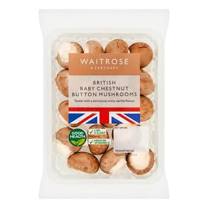 British Baby Chestnut Mushrooms