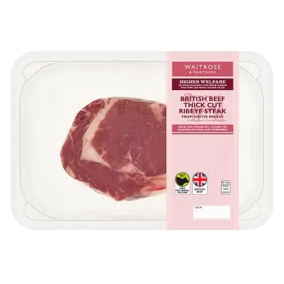 British Beef Thick Cut Ribeye Steak
