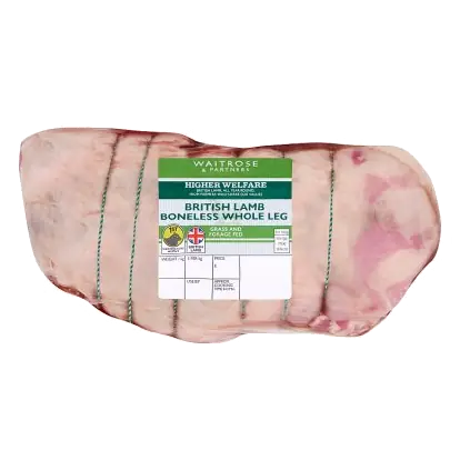British Boneless Extra Trim Whole Leg of Lamb
