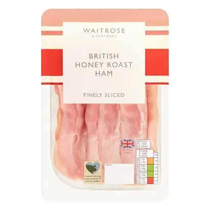 British Finely Sliced Honey Ham