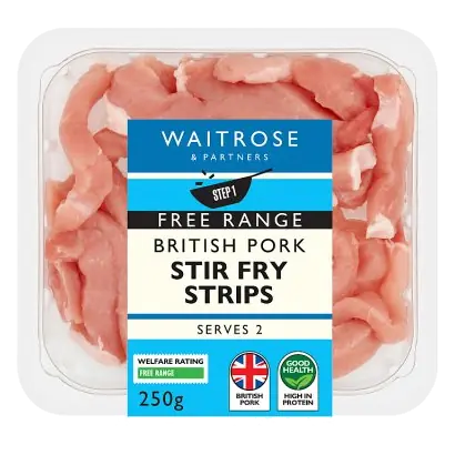 British Free Range Pork Stir Fry Strips