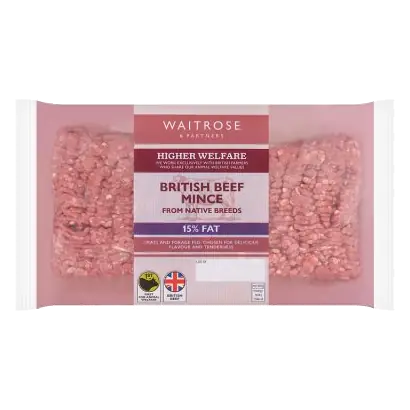 British Native Breeds Beef Mince 15%