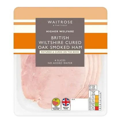 British Oak Smoked Ham 4 Slices