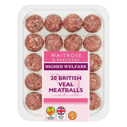 British Veal 20 Meatballs