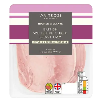 British Wiltshire Cured Ham 4 Slices