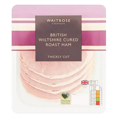 British Wiltshire Ham Thickly Cut