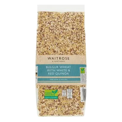 Bulgur Wheat with White & Red Quinoa