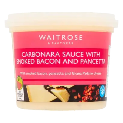 Carbonara with Smoked Bacon and Pancetta Sauce