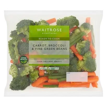 Carrot, Broccoli & Fine Green Beans