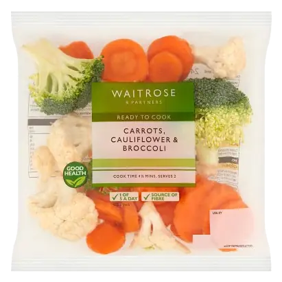 Carrot, Cauliflower & Broccoli