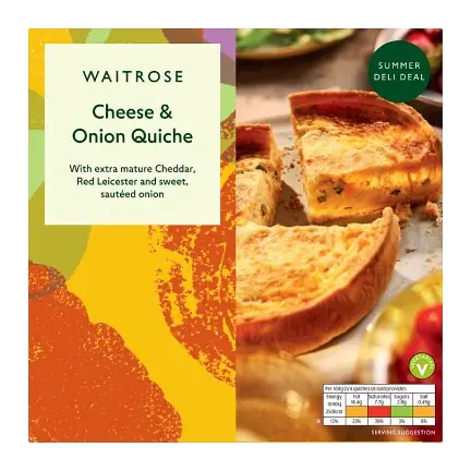 Cheese & Onion Quiche