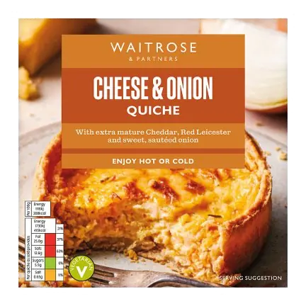 Cheese & Onion Quiche