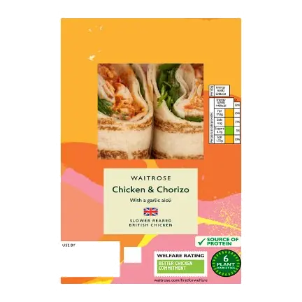 Chicken & Chorizo Wrap