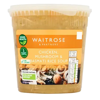 Chicken, Mushroom & Basmati Rice Soup