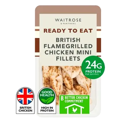 Cooked Flamegrilled Chicken Mini Fillets