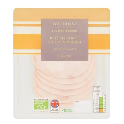 Cooked Roast Chicken Breast Slices 6