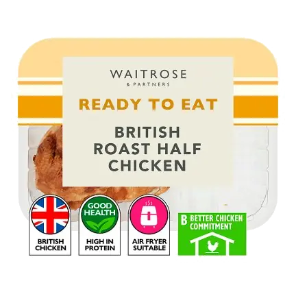Cooked Roast Half Chicken