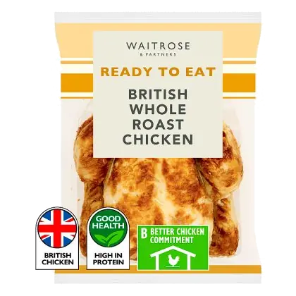 Cooked Whole Roast Chicken