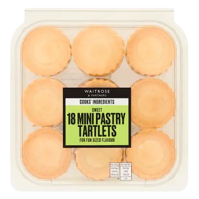 Cooks' Ingredients Sweet 18 Mini Pastry Tartlets