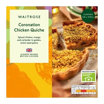 Coronation Chicken Quiche