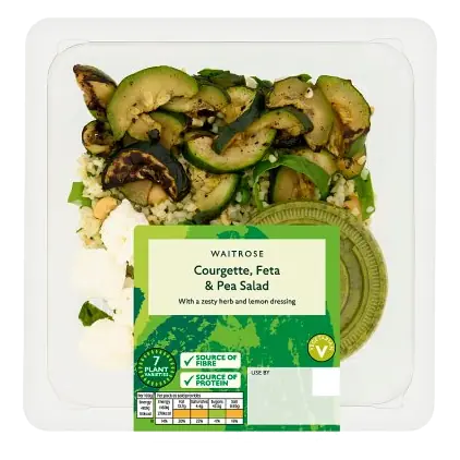Courgette, Feta & Pea Salad