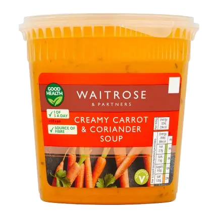 Creamy Carrot & Coriander Soup