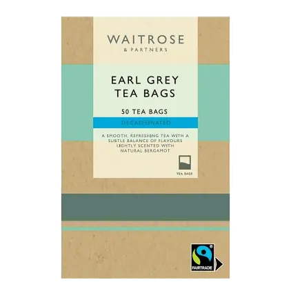 Decaffeinated Earl Grey 50 Tea Bags