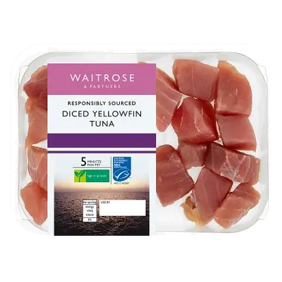 Diced Msc Yellowfin Tuna
