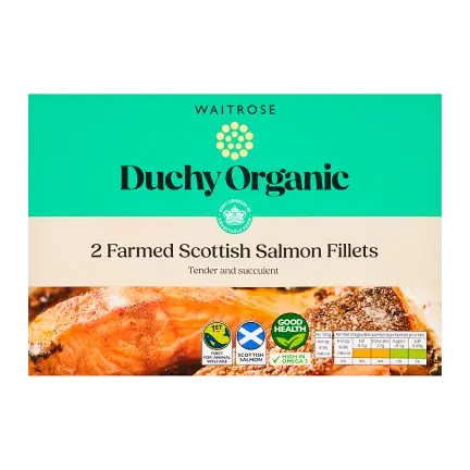Duchy Organic 2 Frozen Scottish Salmon Fillets